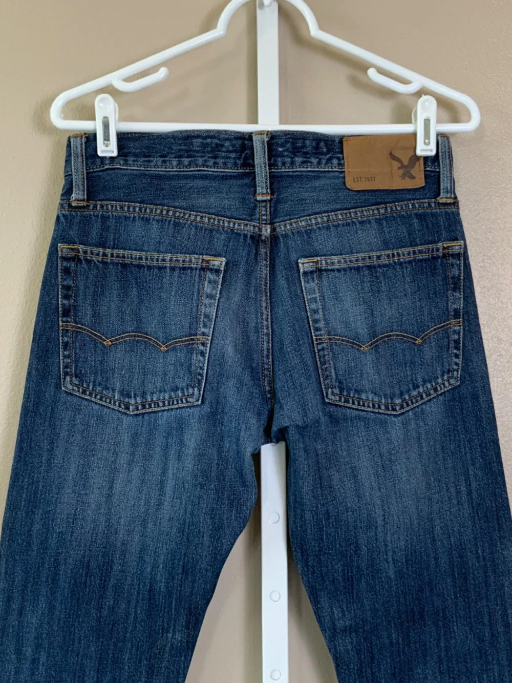 American Eagle Distressed Wash Slim Jeans